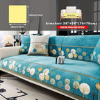 Pet Proof Couch Cover - Boho Chenille Sofa Cover with Tree Embroidery topspet