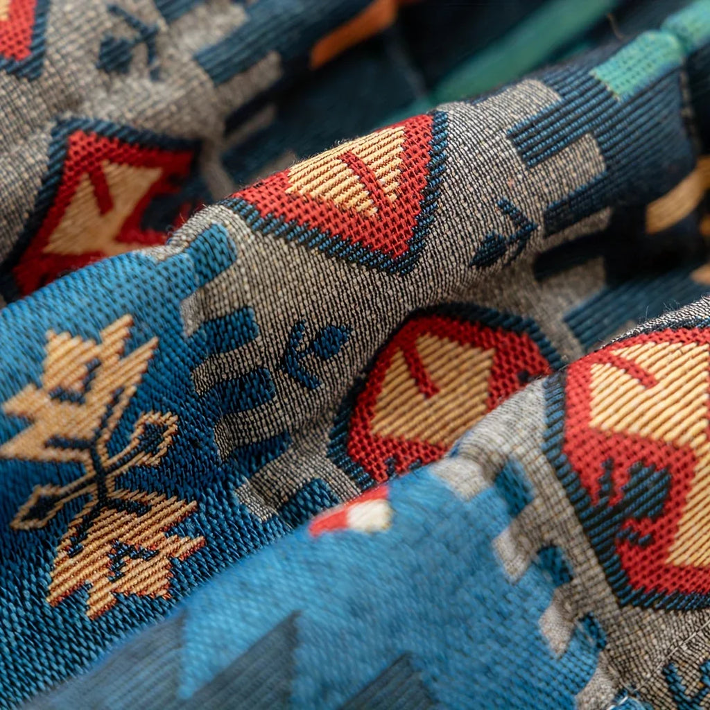 Quilted Sofa Cover - Non-Slip Thickened Ethnic Style