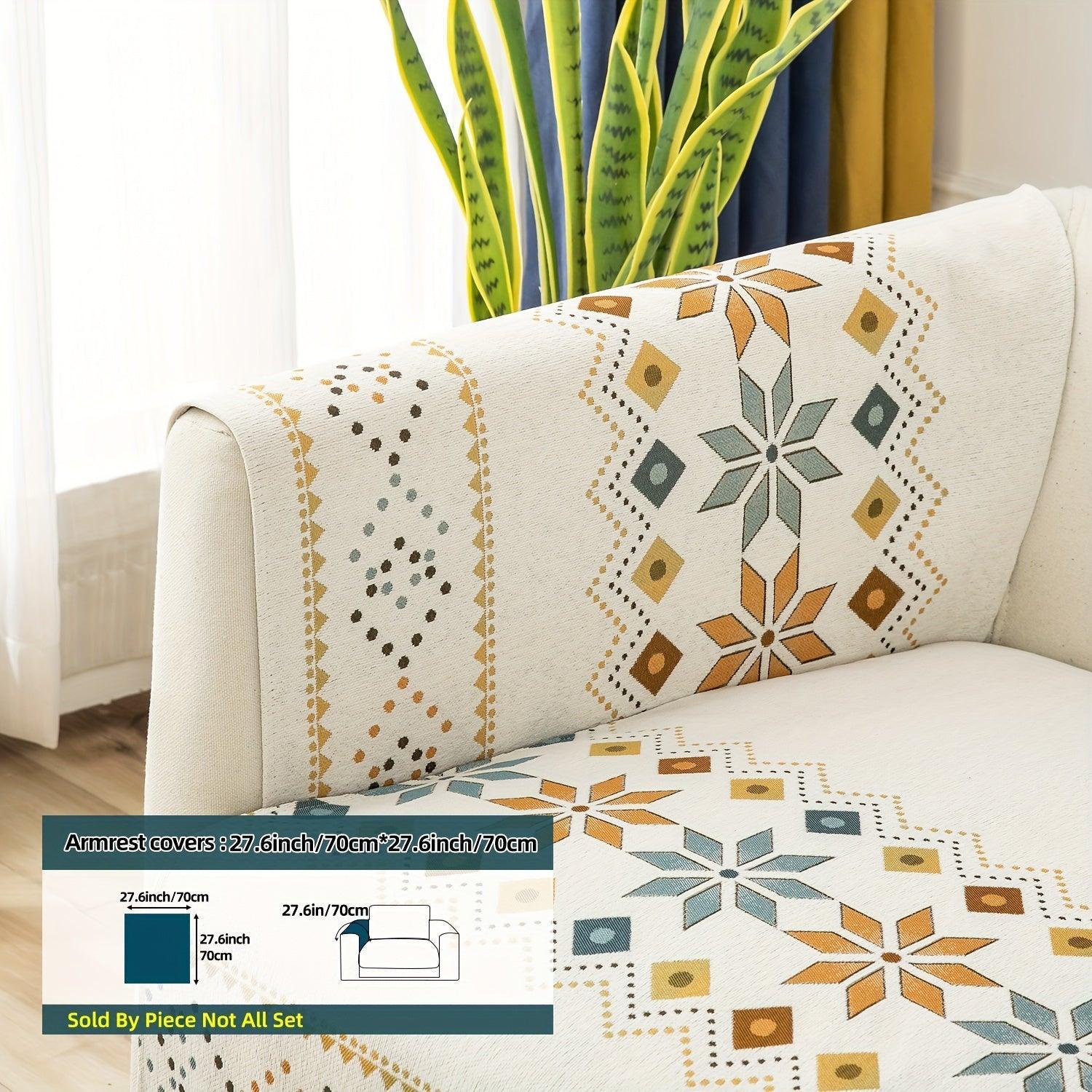 Stylish Bohemian Chenille Slipcovers for Couches topspet