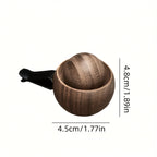1pc Natural Wood Car Air Freshener Diffuser with Manual Operation - Real Wood (Cherry/Beech/Birch/Maple) All--One Refillable Design, No Chemicals, Compatible with Car Ventilation Systems, Elegant & Durable Air Purifier for Ve House Of Avana