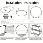 Round Floating 3-Tier Wall Shelf - Sturdy Wood And Metal Decorative Shelf for Living Room, Bedroom, Bathroom, Kitchen, Office, Halloween Decoration, Floating Shelves House Of Avana