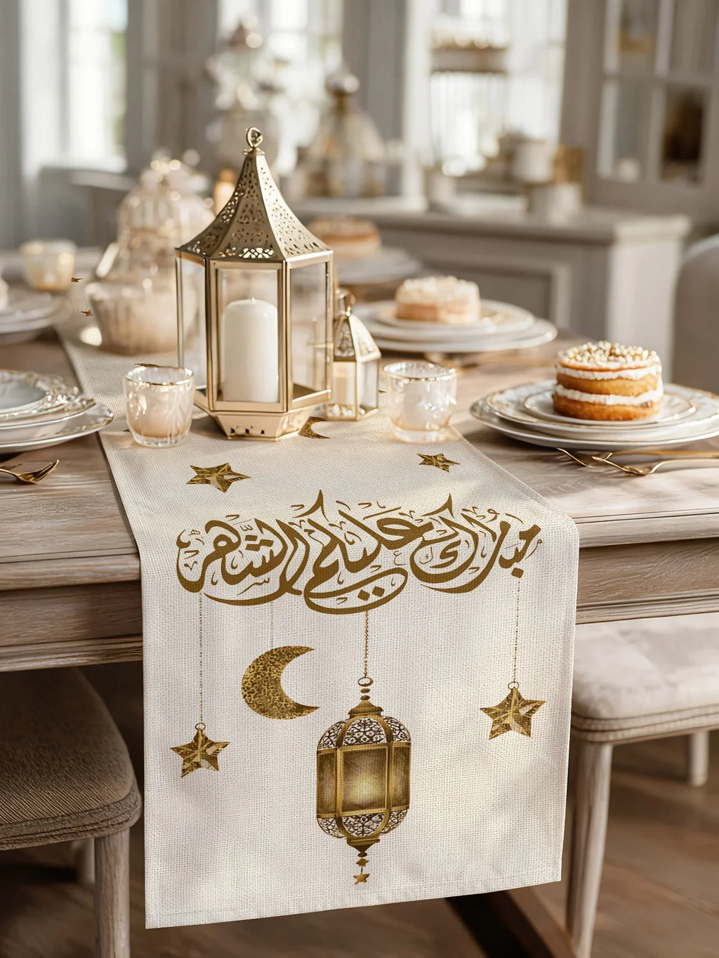 Table Runner - Rectangular Cotton Linen Rectangular