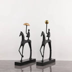 Creative Cast Iron Metal Horse Ornament Home Living Room Luxury Decorative Tv Cabinet Bar Tabletop... - House Of Avana