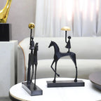 Creative Cast Iron Metal Horse Ornament Home Living Room Luxury Decorative Tv Cabinet Bar Tabletop... - House Of Avana [[SKU:HOA-SCU-477]]
