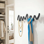 Creative Metal Wavy Wall Hook, Strong Load-bearing Capacity, Multi-functional Storage Organizer for... - House Of Avana