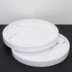 Elegant Black Circular Resin Tray - 27.43cm Hand-polished, Multi-purpose Vanity Organizer for Bathroom,... - House Of Avana