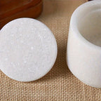 Elegant Marble Salt and Pepper Shaker with Lid - Premium Spice Storage Jar, Kitchen Organizer, Refined... - House Of Avana