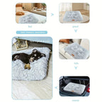 Extra Large Fleece Lined Dog Bed & Cat Mat - Thickened Comfortable Warm Polyester, Easy to Remove &... - House Of Avana [[SKU:HOA-SCU-476]]