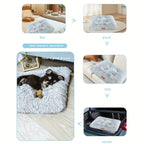 Extra Large Fleece Lined Dog Bed & Cat Mat - Thickened Comfortable Warm Polyester, Easy to Remove &... - House Of Avana