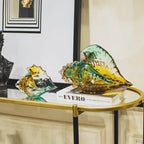 1pc Handmade Glass Conch Art Decoration, Ocean Series Home Decor, Collectible Handmade Art Sculpture, Party Table Centerpiece, Tabletop Candy Dish, for Bookshelf, Dining Table, Entryway, Living Room, Cabinet Helloween Christm House Of Avana