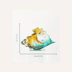 1pc Handmade Glass Conch Art Decoration, Ocean Series Home Decor, Collectible Handmade Art Sculpture, Party Table Centerpiece, Tabletop Candy Dish, for Bookshelf, Dining Table, Entryway, Living Room, Cabinet Helloween Christm House Of Avana