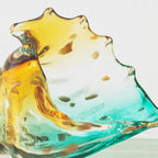 1pc Handmade Glass Conch Art Decoration, Ocean Series Home Decor, Collectible Handmade Art Sculpture, Party Table Centerpiece, Tabletop Candy Dish, for Bookshelf, Dining Table, Entryway, Living Room, Cabinet Helloween Christm House Of Avana