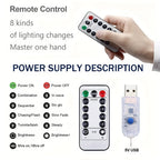 1pc LED Window Curtain Lights with Snowflake, 8 Modes USB Operated Christmas Fairy Lights, 3m/9.8ft LED Hanging Ring Lights with Ornament, Backdrop Light for Bedroom Wedding Party Wall,  Snowflake Lights, Multimode Lights, Ho House Of Avana