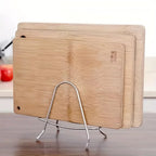 Multi-functional Chopping Board & Utensil Holder | Reinforced Design with Circular Cutouts for Knives,... - House Of Avana