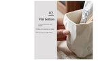 Wabi-sabi Wind Toothbrush Cup Creative Easter Stone Shape Ceramic Wash Cup Toothbrush Cup Nordic Ins... - House Of Avana [[SKU:HOA-BAT-406]]