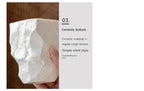 Wabi-sabi Wind Toothbrush Cup Creative Easter Stone Shape Ceramic Wash Cup Toothbrush Cup Nordic Ins... - House Of Avana