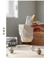 Wabi-sabi Wind Toothbrush Cup Creative Easter Stone Shape Ceramic Wash Cup Toothbrush Cup Nordic Ins... - House Of Avana [[SKU:HOA-BAT-406]]