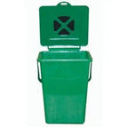 2.4 Gallon Kitchen Composter Compost Waste Collector Bin - Green