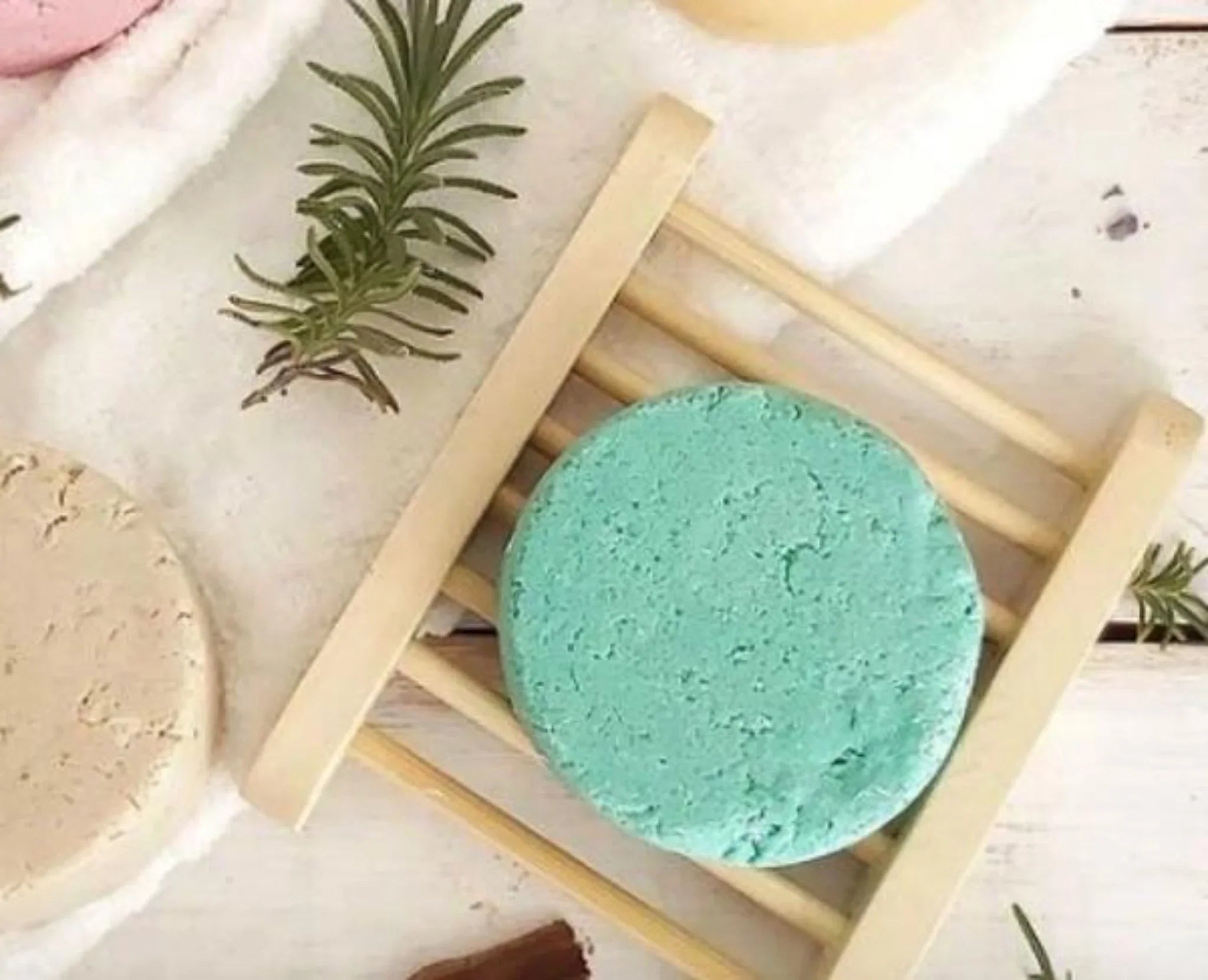 2-Pack Natural Bamboo Soap Bar Dish