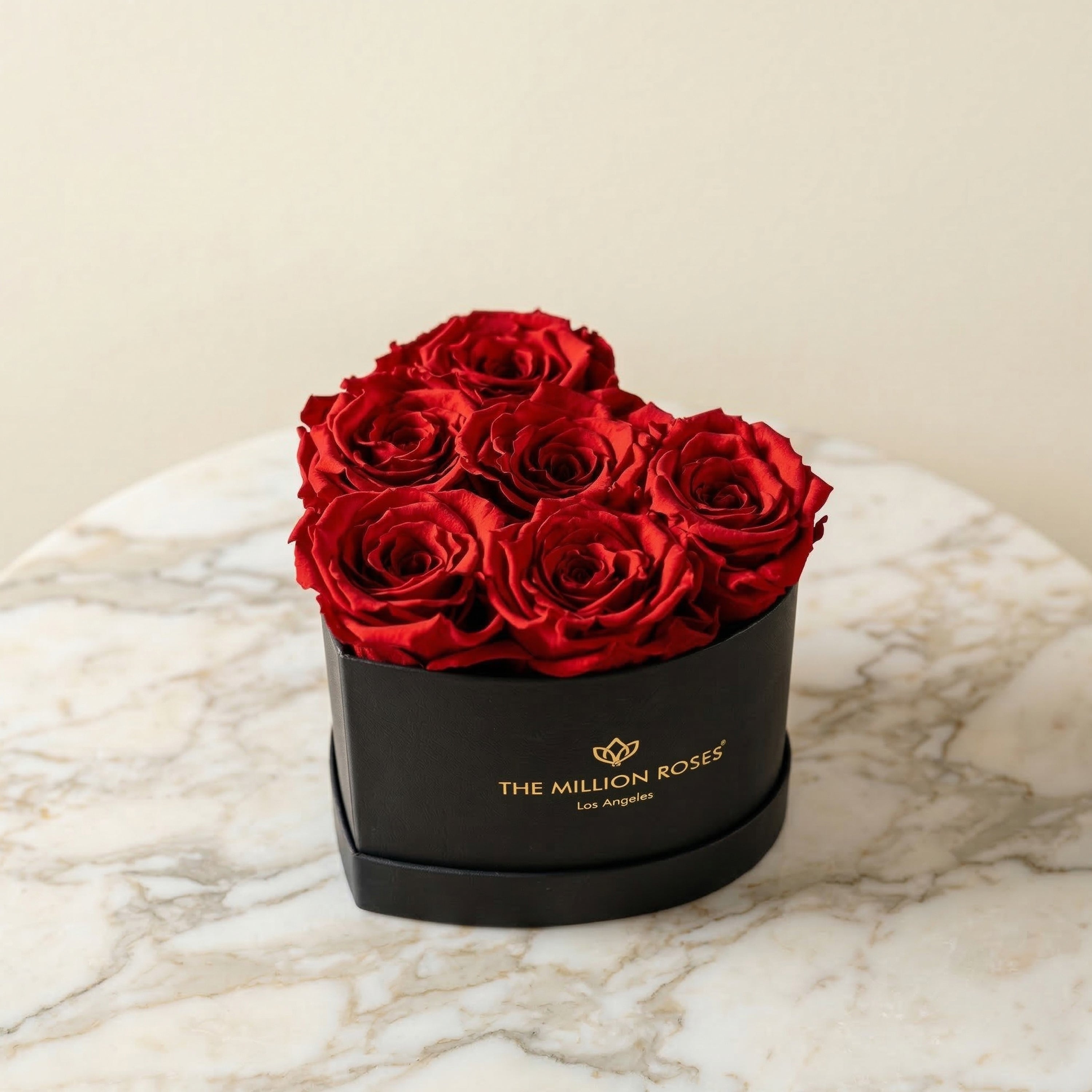 Baby Heart Black Box | Red Roses