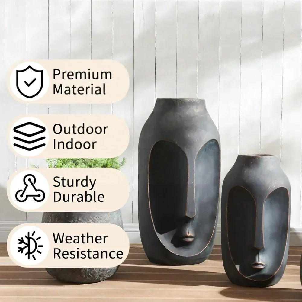 20 Inches Tall Large Statue, Garden Sculpture & Statues, Modern Art Sculpture, Artificial Stone Figures,Sculptures - House Of Avana