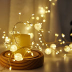 200cm Extra Long LED Lights - Elegant Curved Garland String with Warm & Cool LED, Hanging Lights for Wedding, Party,, Office, Photo Shoot Decorations - No Electronics Needed, Easy Installation (Low Voltage) - Ideal Gift for G House Of Avana