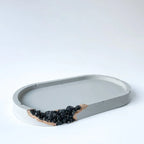 BLACK TOURMALINE VANITY TRAY AURA 8 HOME