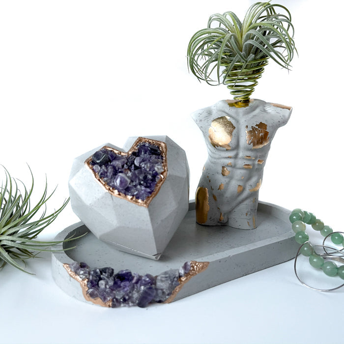 AMETHYST VANITY TRAY AURA 8 HOME