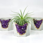 AMETHYST CANDLE HOLDER AURA 8 HOME