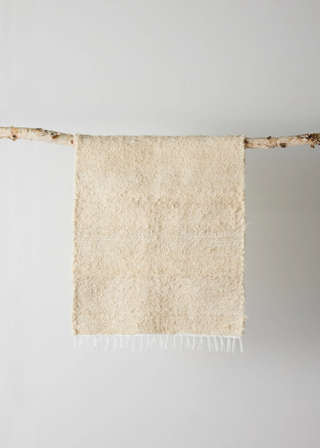 Tabby Cotton Natural Ecru Shag Mat Kanju Interiors