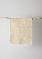 Tabby Cotton Natural Ecru Shag Mat Kanju Interiors