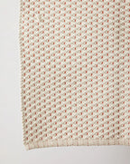 Terracotta Luxe Hand-Loomed Cotton Twill Mat Kanju Interiors