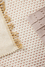 Terracotta Luxe Hand-Loomed Cotton Twill Mat Kanju Interiors