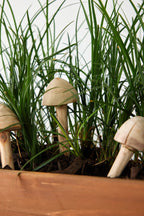 Wooden Mushroom Garden Stick Kanju Interiors