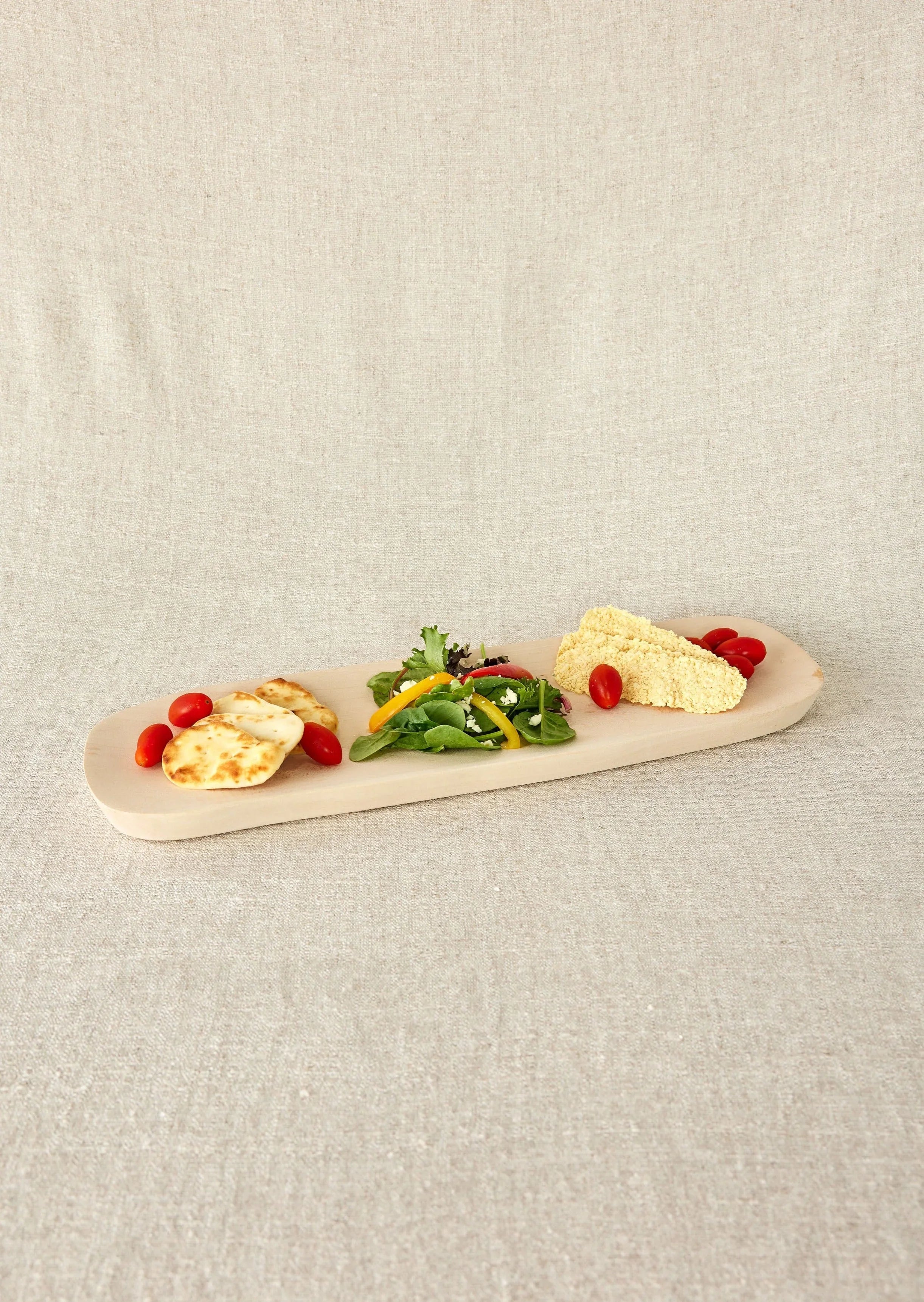 Organic Wooden Rectangle Bread Platter Kanju Interiors