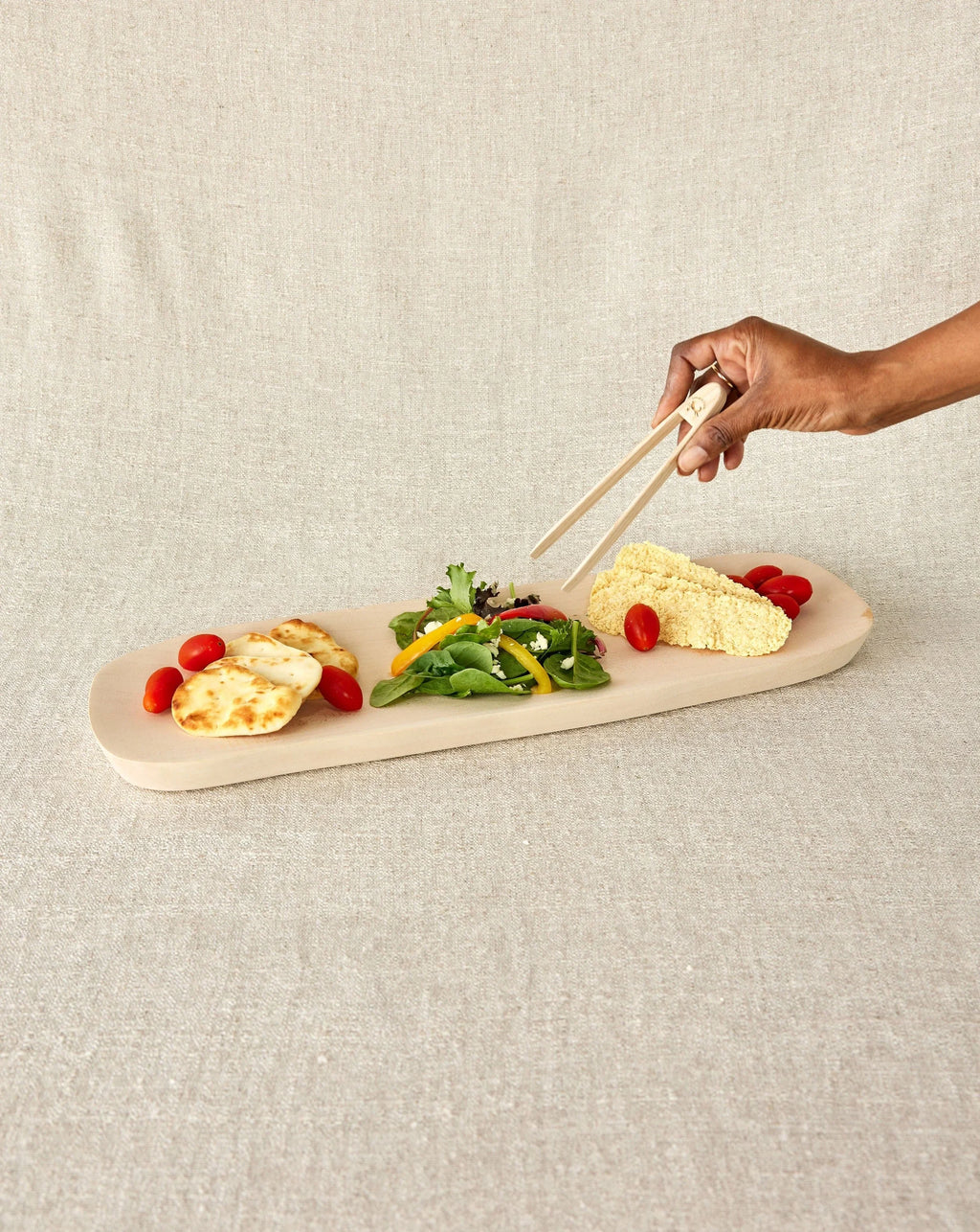 Organic Wooden Rectangle Bread Platter Kanju Interiors