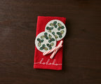 Handmade Beaded Holiday Coaster – Christmas Table Decor by Payton James