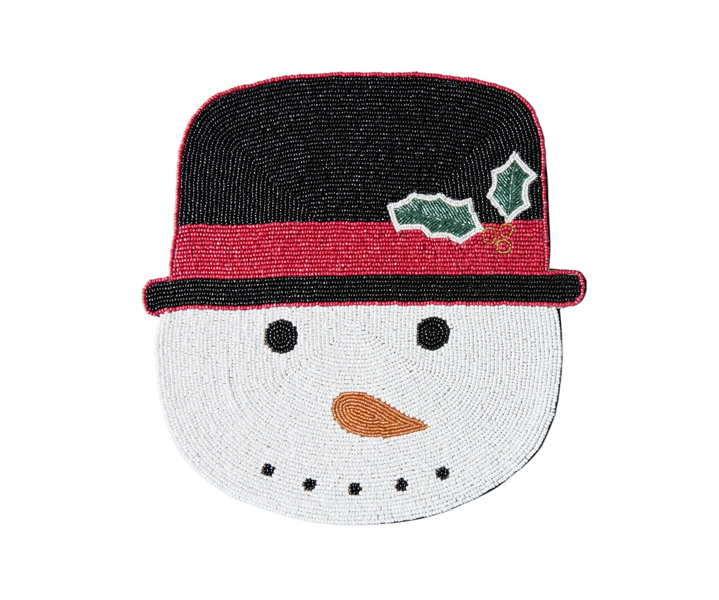 Frosty Snowman Placemat, Christmas Placemat, Snowman Placemat