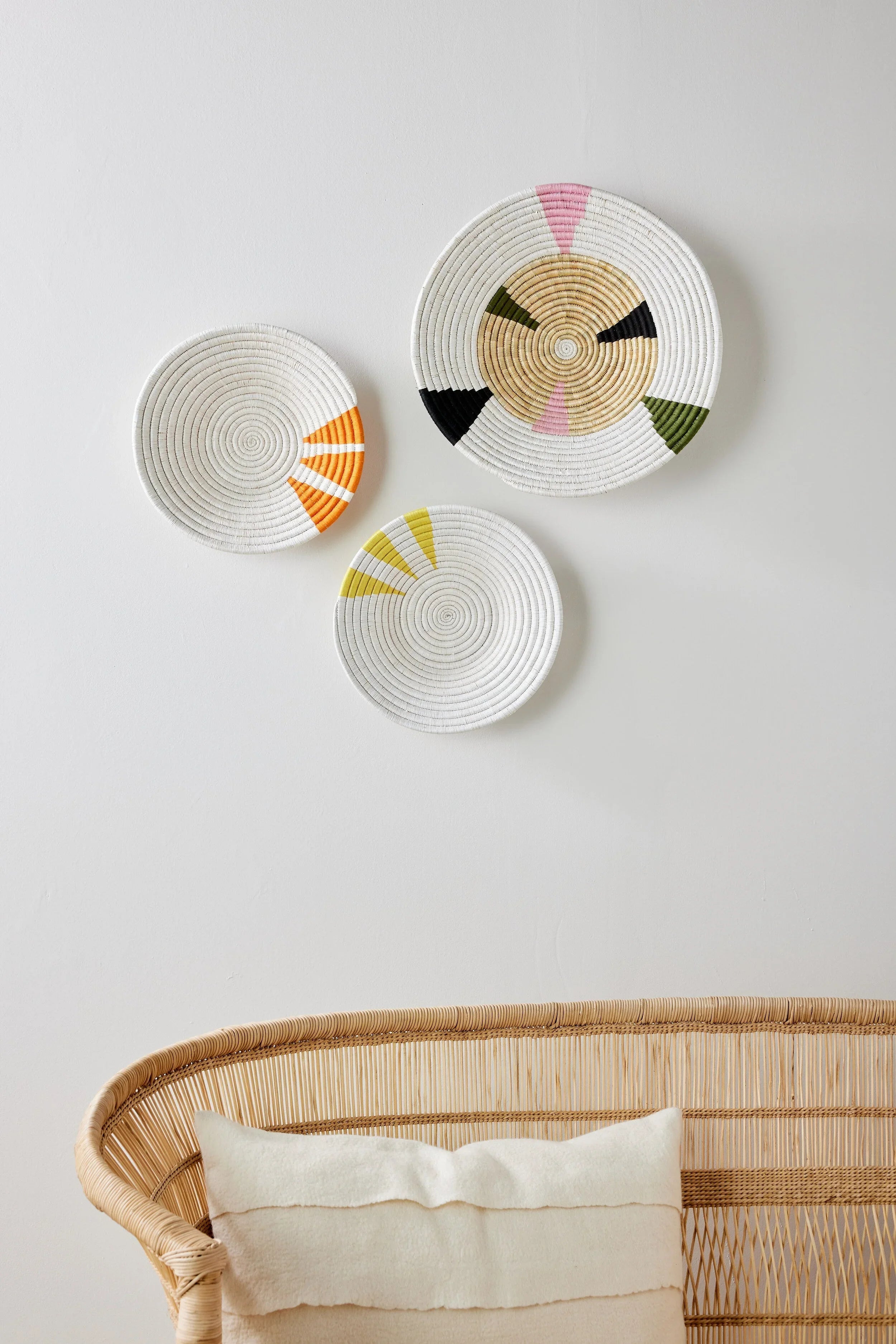 Moja Yellow Wall Basket Kanju Interiors