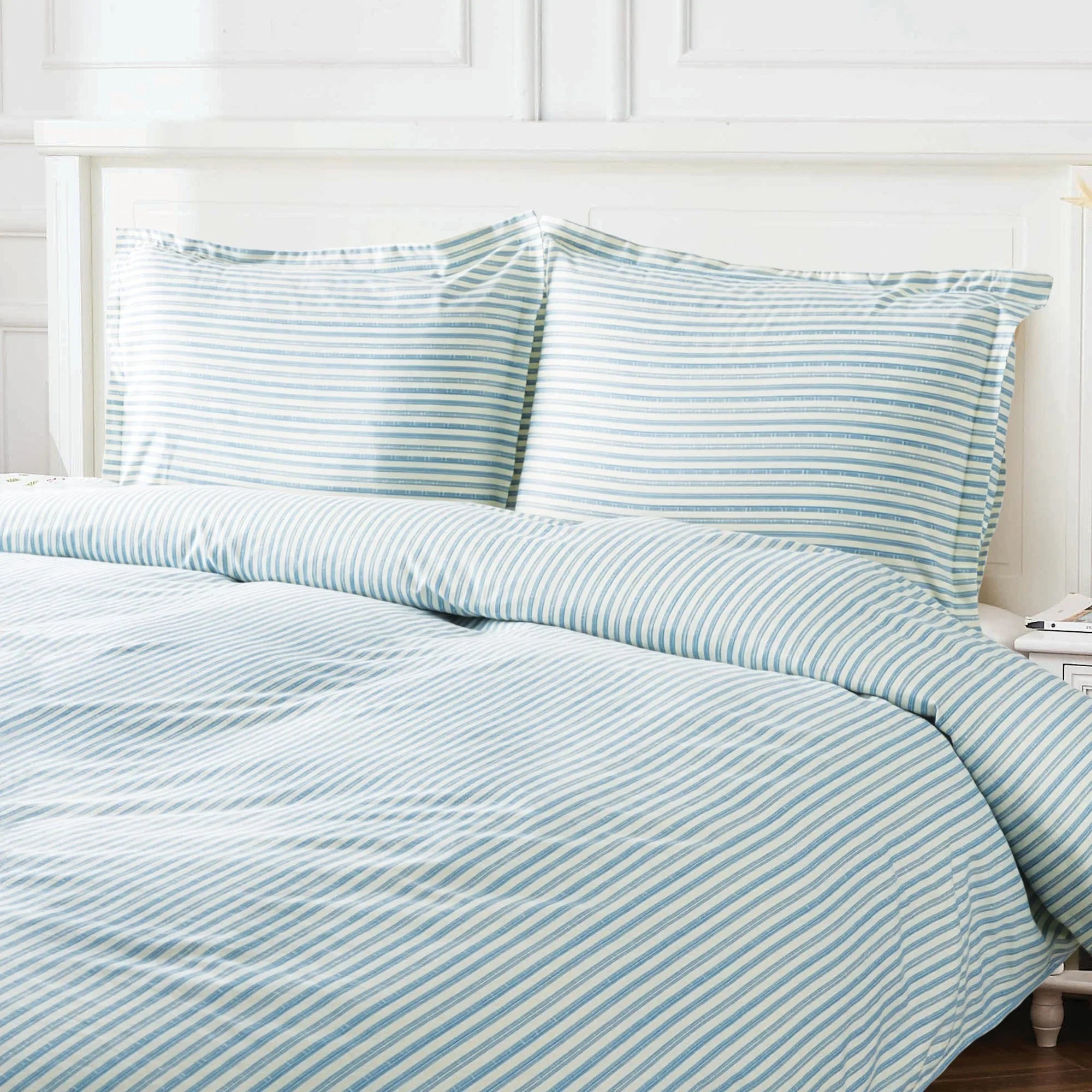Bamboo Stripe Duvet Set Mélange Home
