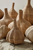Long-Necked Ilala Garlic Gourd Basket Kanju Interiors