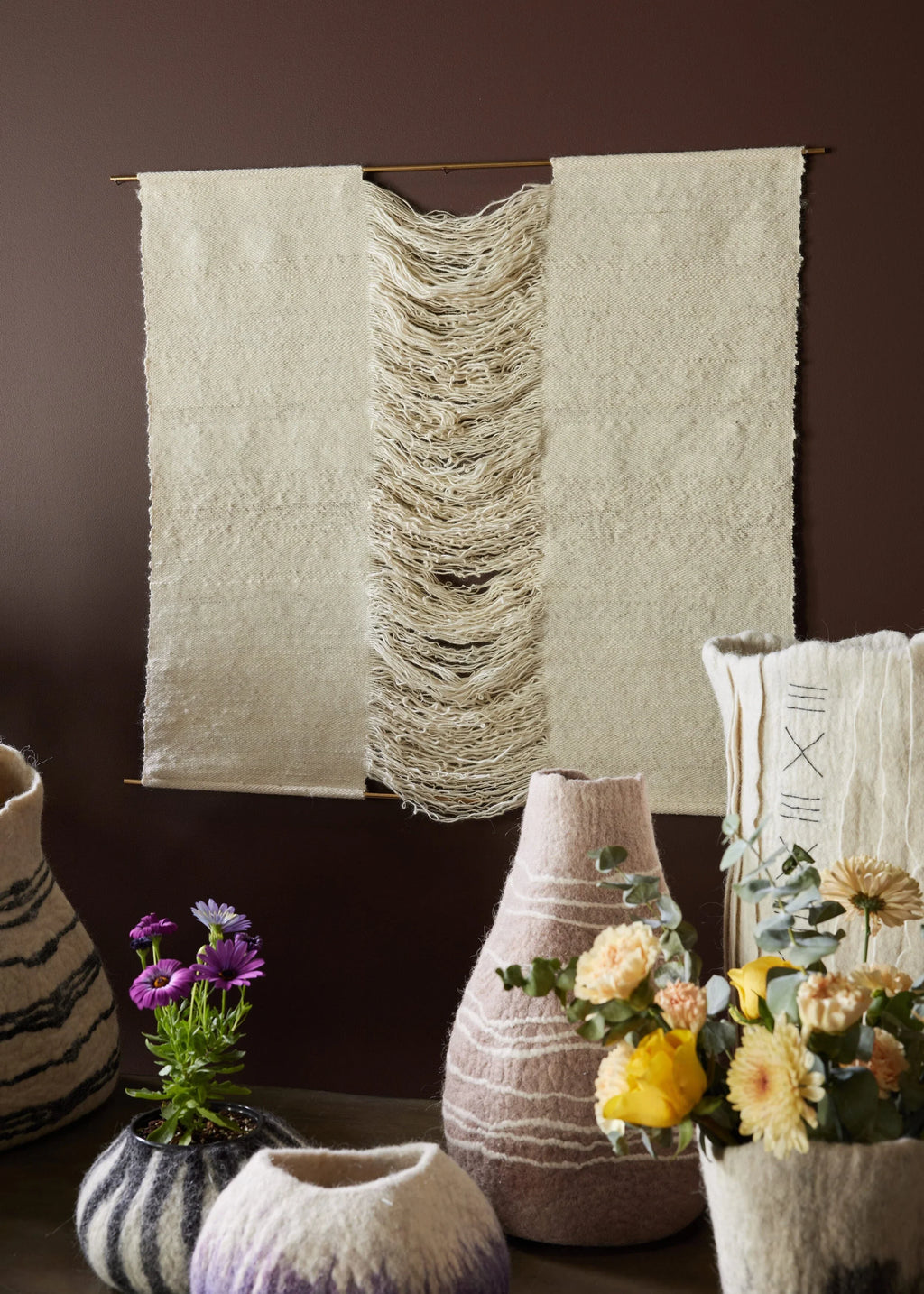 Respiro Handwoven Cotton Wall Hanging Kanju Interiors
