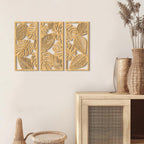 Wall Pediment - Nordic Light Wood