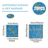 20pc Vintage Dragonfly Napkins - House Of Avana