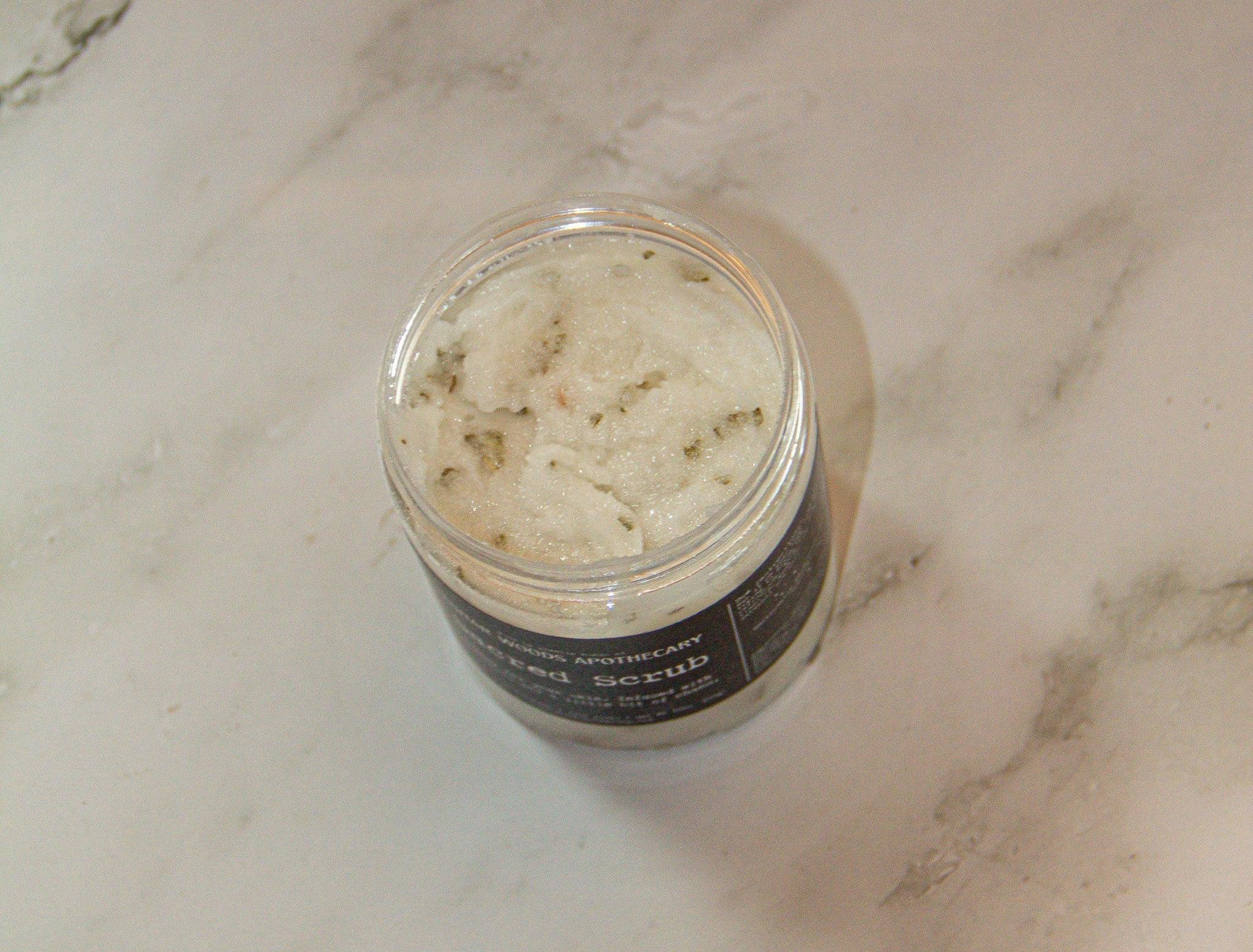 20% Off! Sacred (sugar) Scrub, product packaging - House Of Avana