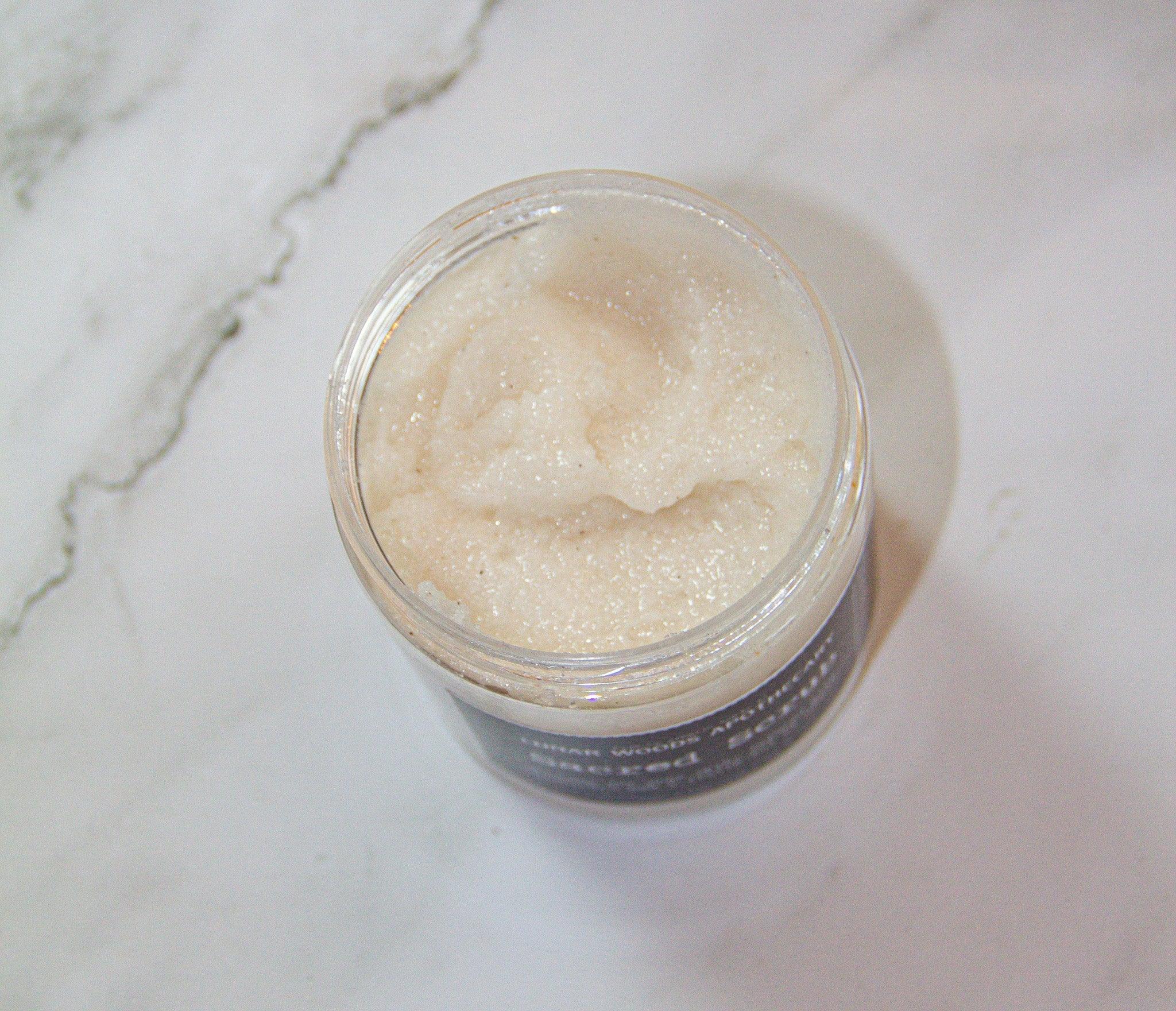 20% Off! Sacred (sugar) Scrub, angled view - House Of Avana