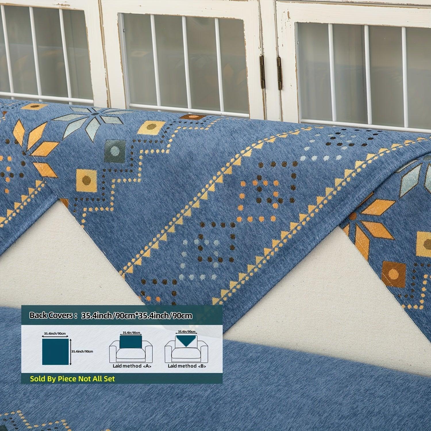 Stylish Bohemian Chenille Slipcovers for Couches topspet