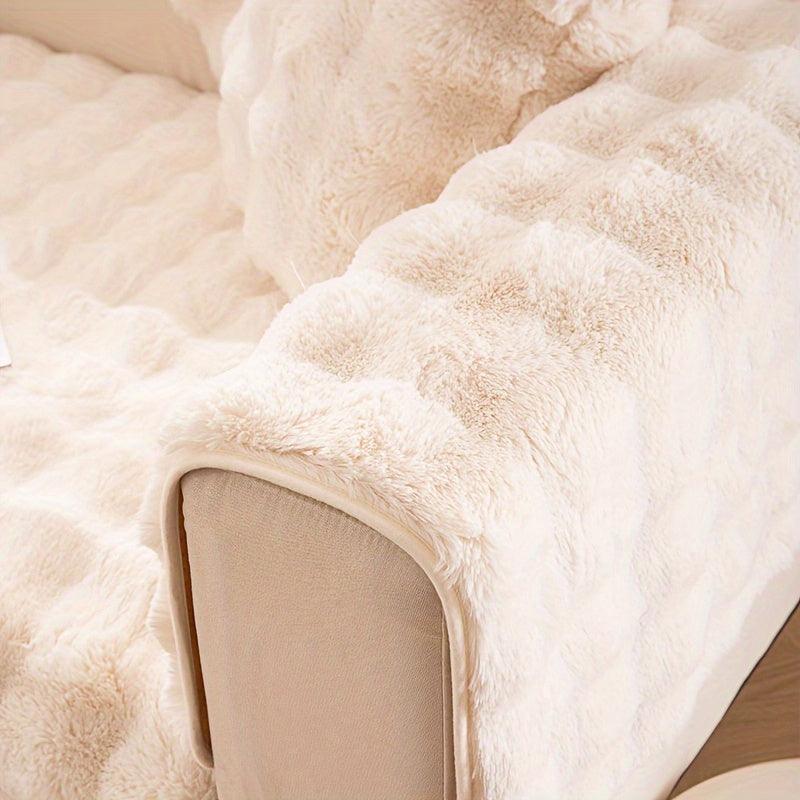 Molly Mutt Couch Cover - Soft, Cozy, and Non-Slip Plush Sofa Protector topspet