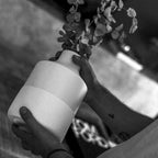 216 - Ceramic Vase, angled view - House Of Avana