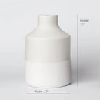 216 - Ceramic Vase, angled view - House Of Avana